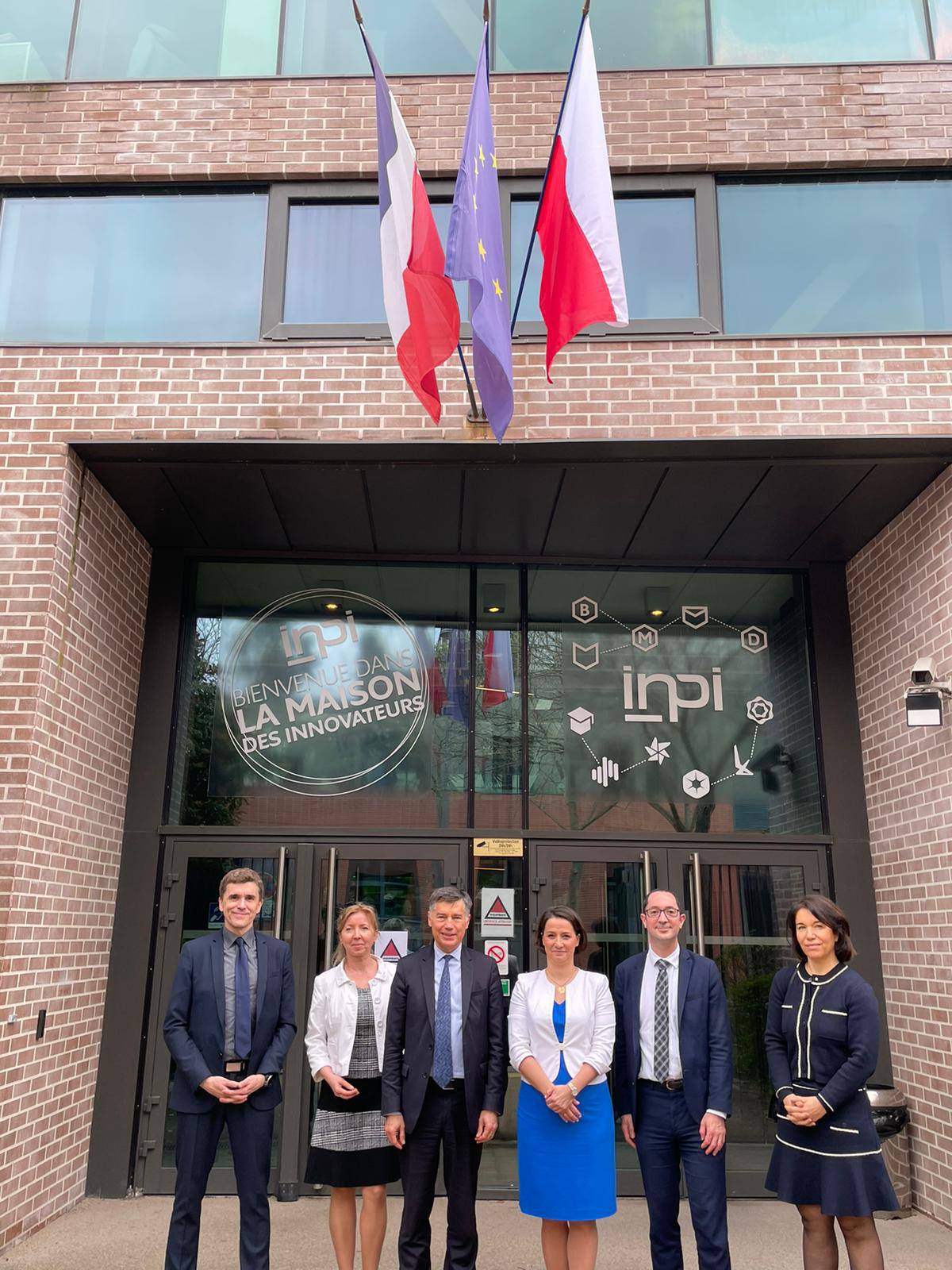 Delegacja Urzędu Patentowego RP pod przewodnictwem Prezes Edyty Demby-Siwek w Krajowym Instytucie Własności Przemysłowej Francji (INPI)