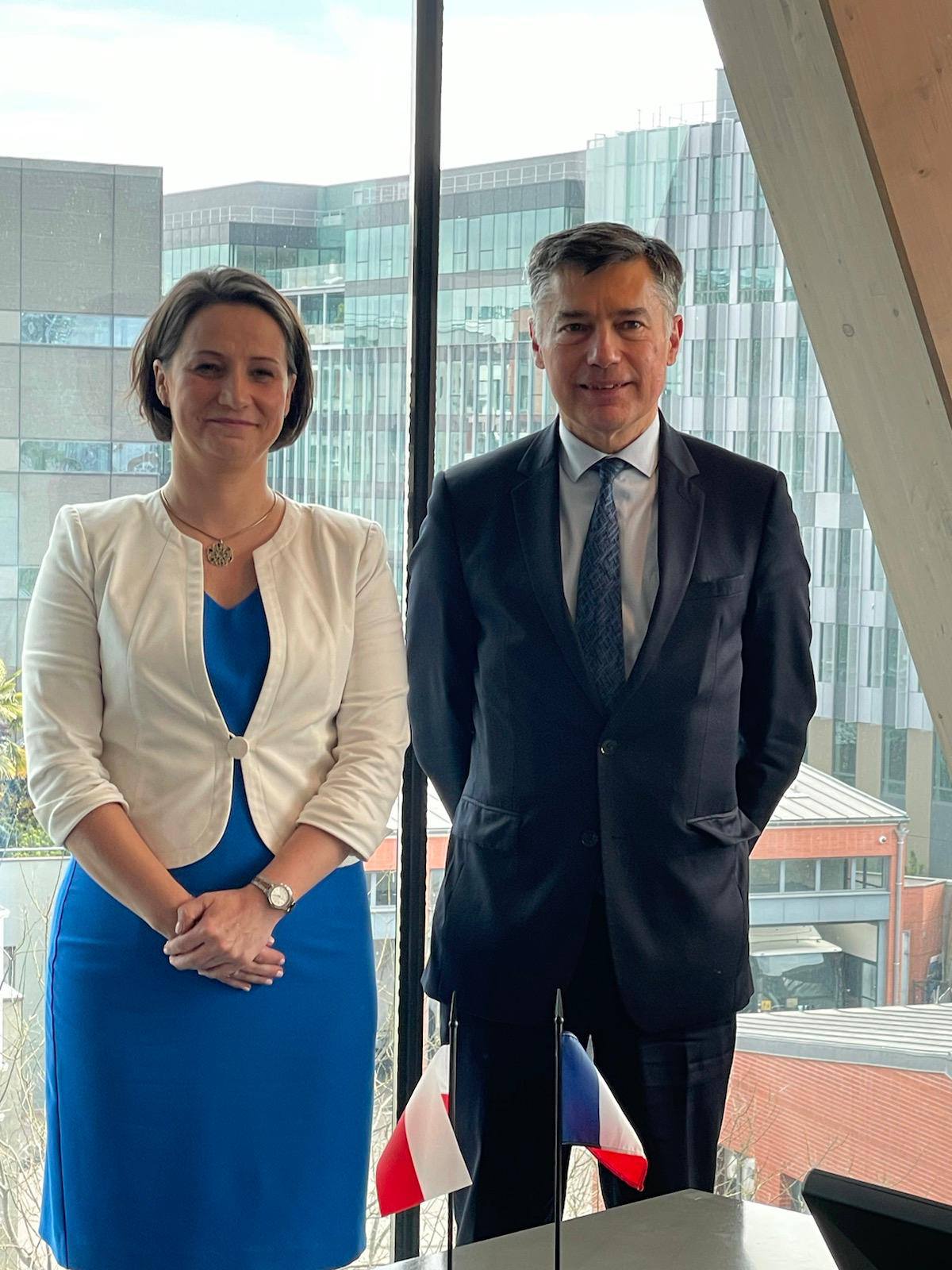 Delegacja Urzędu Patentowego RP pod przewodnictwem Prezes Edyty Demby-Siwek w Krajowym Instytucie Własności Przemysłowej Francji (INPI)