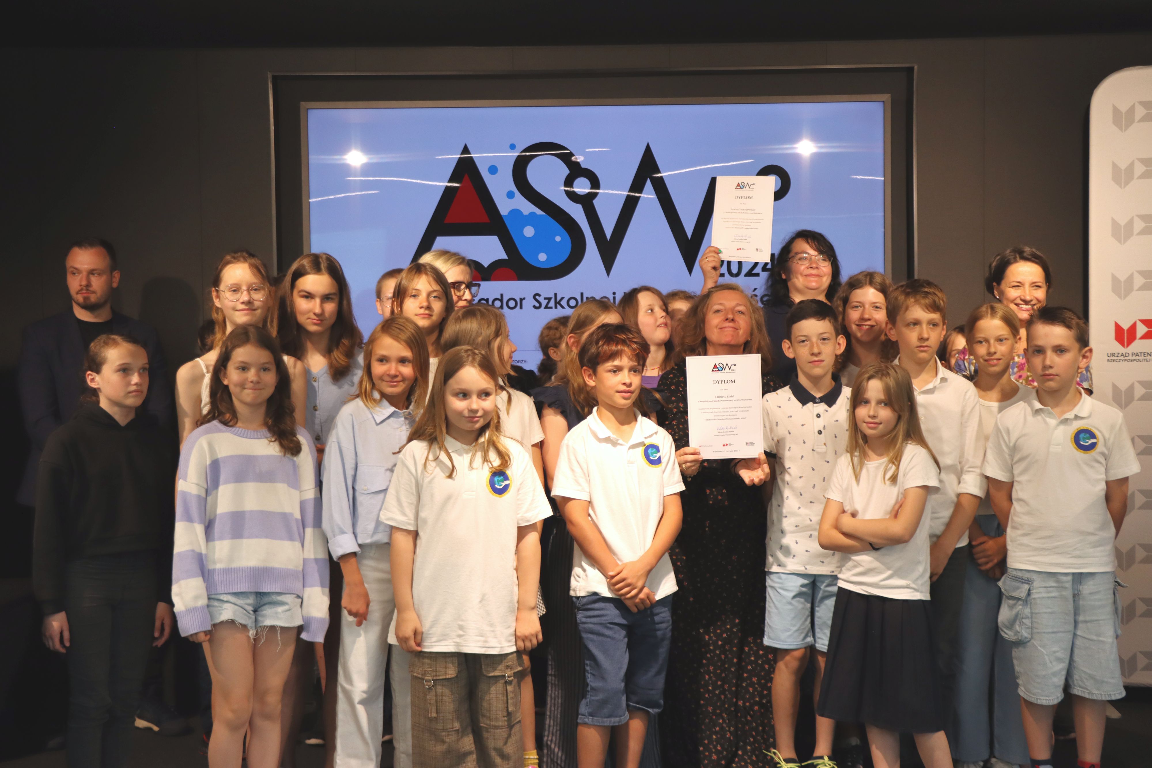 Uroczystość ogłoszenia wyników dziewiątej edycji konkursu Ambasador Szkolnej Wynalazczości 2024