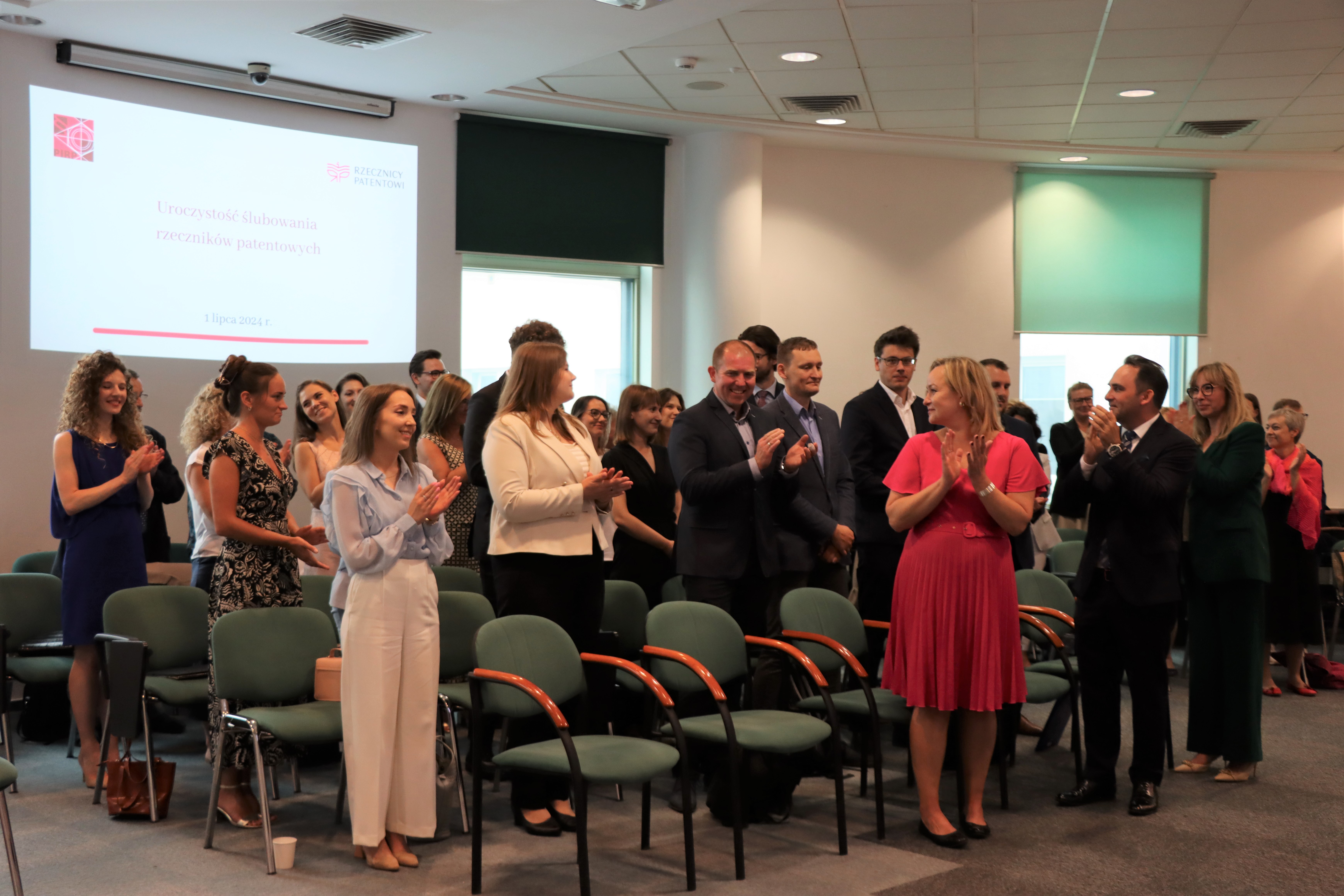 Ślubowanie rzeczników patentowych w siedzibie UPRP