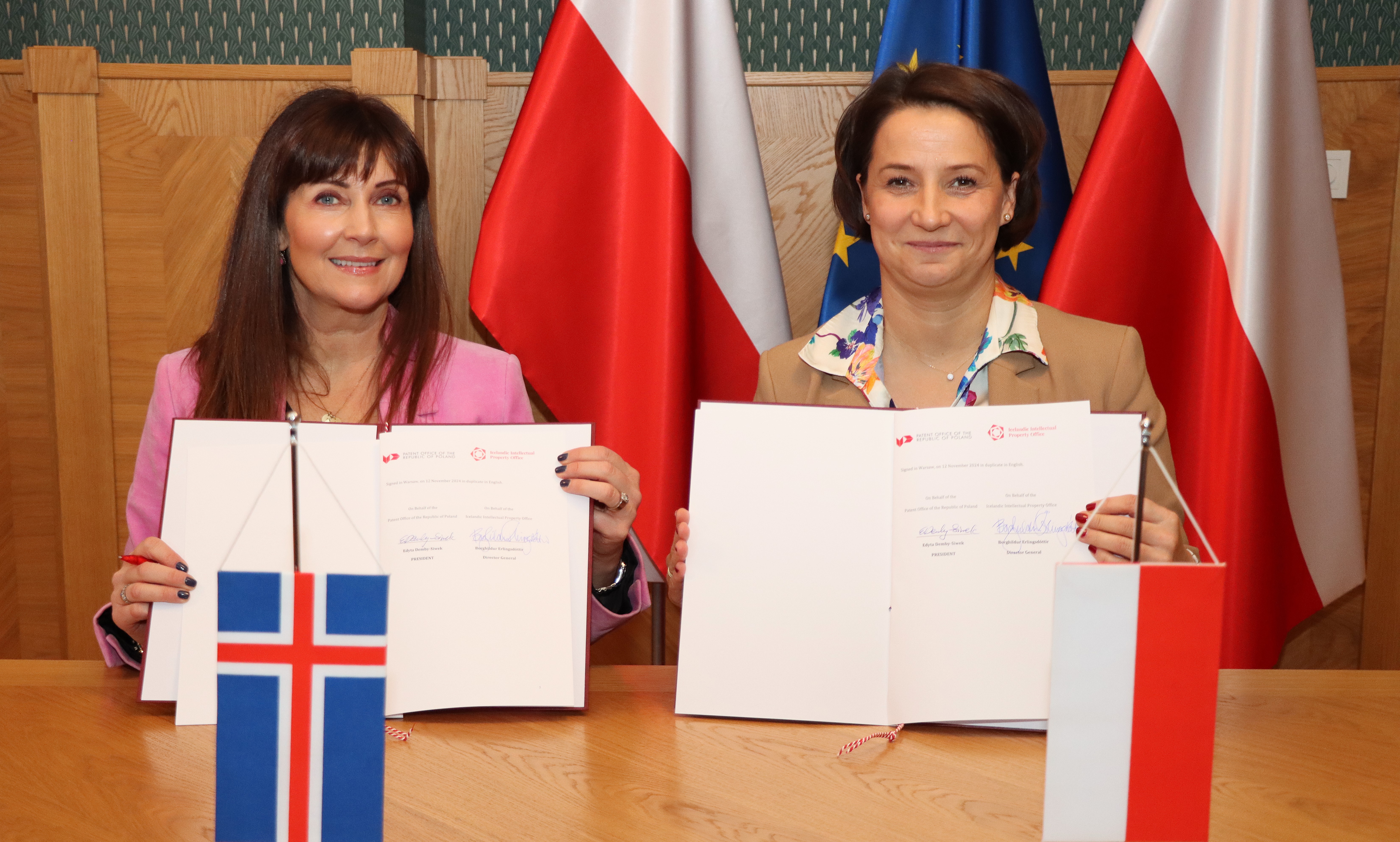 Wizyta delegacji Islandzkiego Urzędu Własności Intelektualnej w siedzibie UPRP