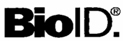Czarny napis BioID kropka pisany łącznie gdzie słowo Bio jest pogrubione oraz wielkie litery to B oraz ID