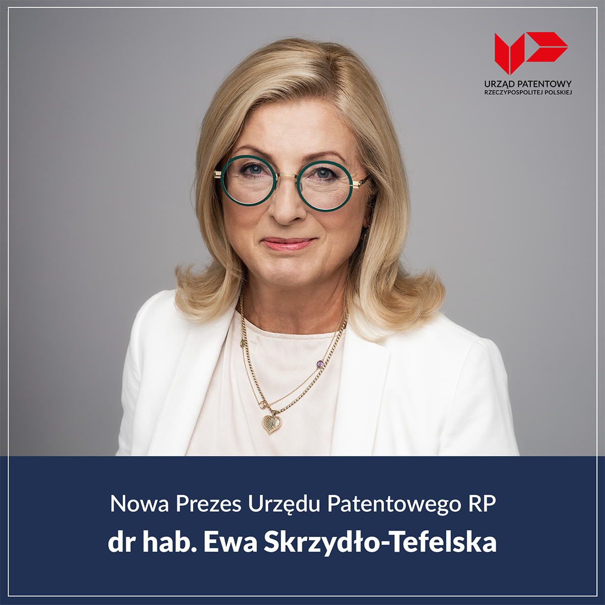 Nowa prezes Urzędu Patentowego RP doktor habilitowana Ewa Skrzydło-Tefelska