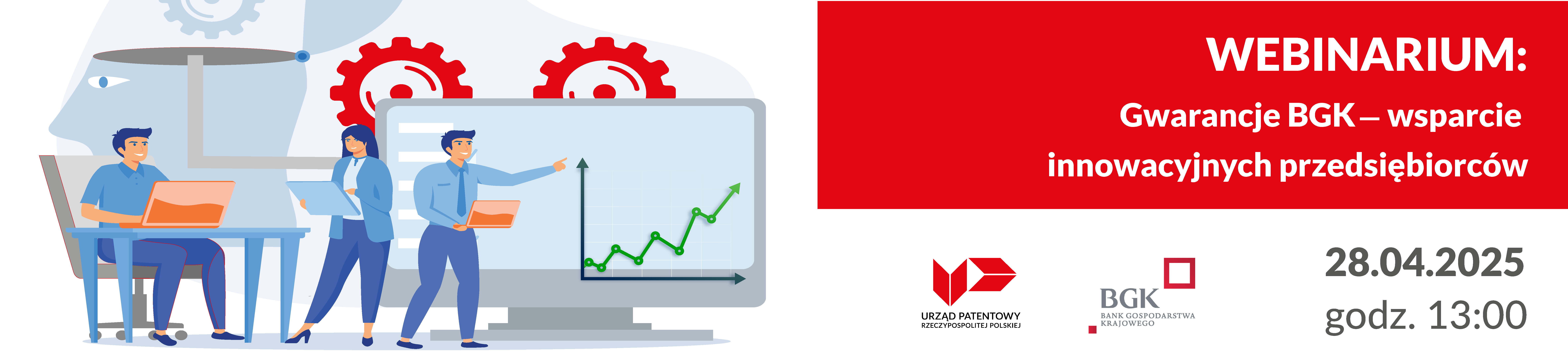 Webinarium pod tytułem Gwarancje BGK - wsparcie innowacyjnych przedsiębiorców