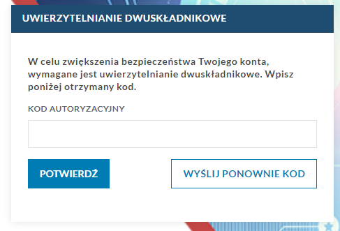logowanie dwuskładnikowe